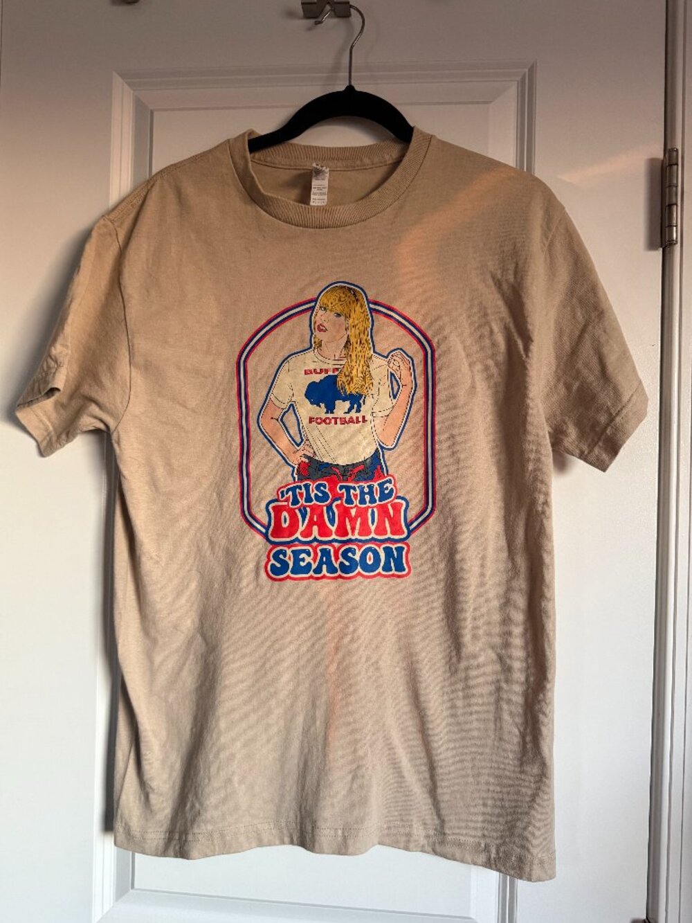Taylor Swift Buffalo Bills Tis The Damn Season Graphic Tee American Apparel Med